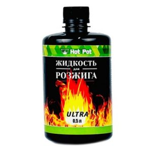Жидкость д/розжига Hot Pot Ultra углеводородная 0,5л