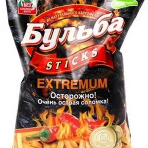 Соломка картофельная Белпродукт Бульба Extremum тайский перец м/у 75г