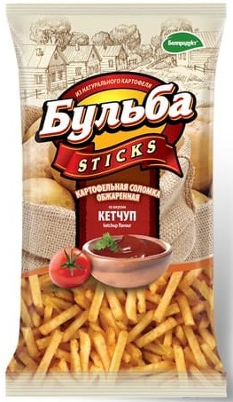 Соломка картофельная Белпродукт Бульба вкус кетчупа м/у 75г