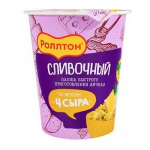 Лапша Роллтон Четыре сыра стак 70г