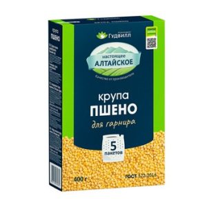 Крупа Гудвилл Пшено экстра к/у 5*80г