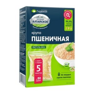 Крупа Гудвилл Пшеничная Полтавская к/у 5*80г