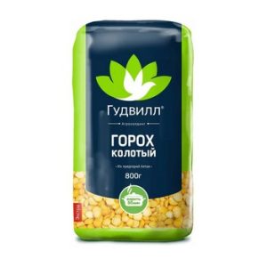 Крупа Гудвилл горох колотый 800г