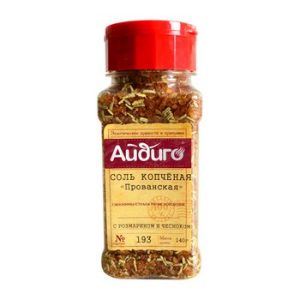 Соль Айдиго копченая Прованская в банке 140г