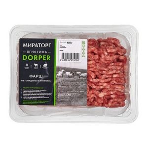 Фарш Мираторг Dorper из говядины и ягнятины охл 400г