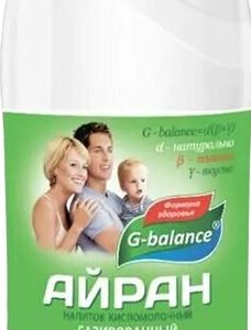 Айран Джи-баланс газированный 1% 1л без змж