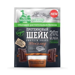 Шейк Bionova протеиновый С шоколадом б/сахара м/у 25г