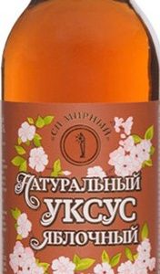 Уксус Мирный СП яблочный натуральный 6% ст/б 500мл