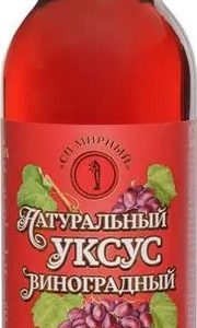 Уксус Мирный СП виноградный натуральный 6% ст/б 500мл