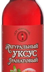 Уксус Мирный СП гранатовый натуральный 6% ст/б 500мл