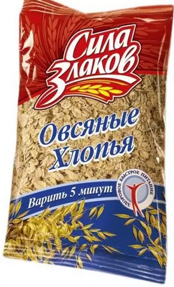 Хлопья Сила злаков овсяные быстр приг к/у 400г