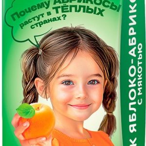 Сок Сады Придонья яблоко-абрикос с мякотью т/п 200мл