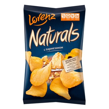 Чипсы Naturals с пармезаном 100г