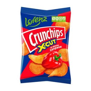 Чипсы Crunchips X-Cut рифленые со вкусом паприки 70г