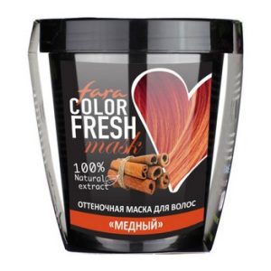 Маска оттеночная д/волос Fara Color Fresh медный 250мл
