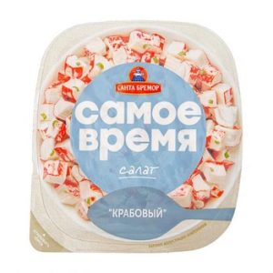 Салат Санта Бремор Самое время Крабовый п/б 150г