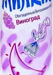 Напиток Лотте Милкис виноград газ ж/б 250мл