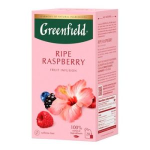 Чай Greenfield Ripe Raspberry herbal infusion tea 20*2г
