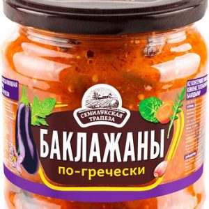 Баклажаны Семилукская трапеза по-гречески ст/б твист 460г