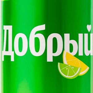 Напиток Добрый Лимон Лайм газ ж/б 0,33л