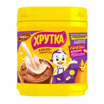 Какао Несквик Хрутка банка 480г