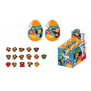 Карамель Конфитрейд Magic Egg Чебурашка с игрушкой пласт яйцо 10г