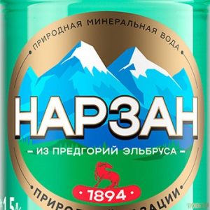 Вода Нарзан минерал лечебно-столовая природн газ пэт 1,5л