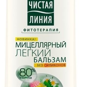Бальзам д/волос Чистая линия Мицеллярный 5 трав 380мл