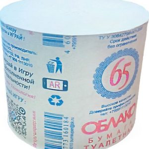 Бумага туалетная Облако 65