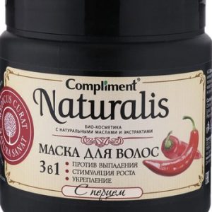 Маска д/волос Compliment Naturalis Против выпадения с перцем 500мл
