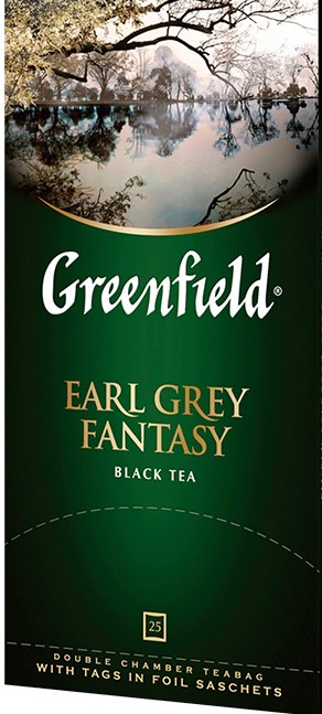 Чай Greenfield Earl Grey fantasy черный конверт ф/п 25*2г