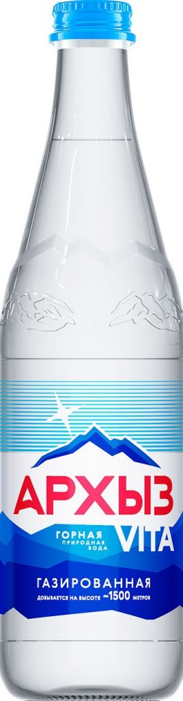 Вода Архыз газ ст/б 0,5л