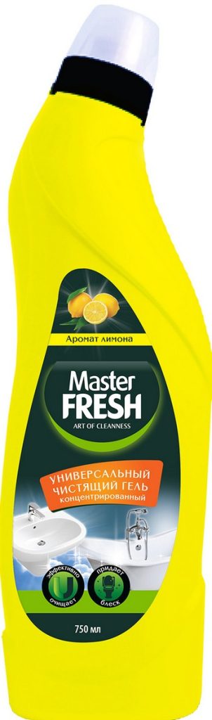 Гель д/унитазов и сантехники Master Fresh Лимон концентрат 750мл
