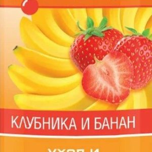Шампунь-бальзам Compliment Fruitline 2в1 Клубника и банан 400мл