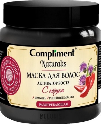 Маска д/волос Compliment Naturalis Активатор роста с перцем 500мл