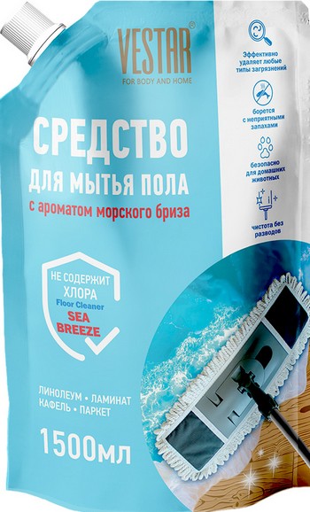 Средство д/мытья пола Vestar 1500мл