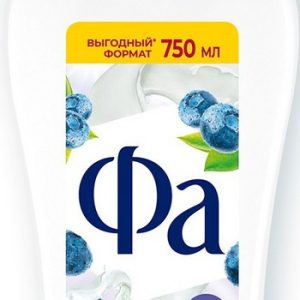 Гель д/душа Fa Черничный йогурт Аромат черники 750мл
