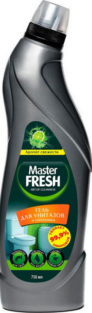 Гель д/унитазов и сантехники Master Fresh 750мл