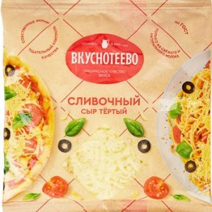 Сыр Вкуснотеево Сливочный тертый 45% 150г без змж