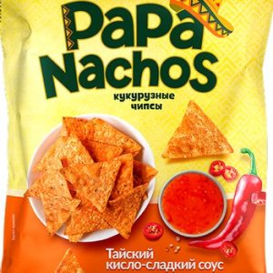 Чипсы кукурузные Nachos Тайский кисло-сладкий соус 75г