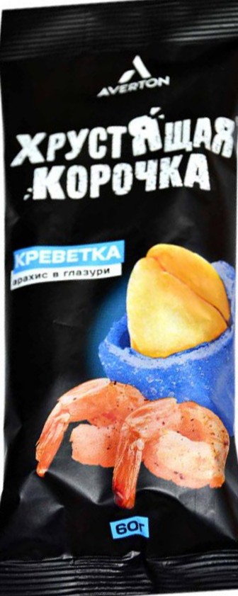 Арахис Averton Smoked Хрустящая корочка в глазури креветка 60г