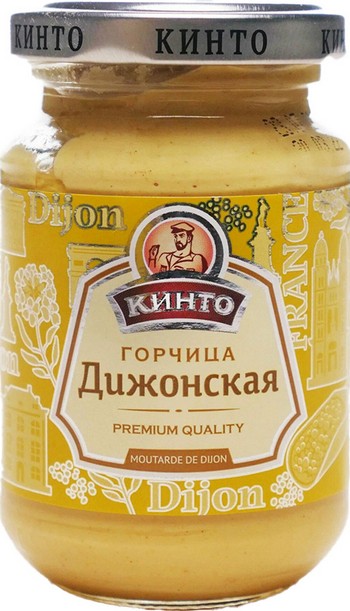 Горчица Кинто Дижонская ст/б 170мл