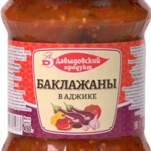 Баклажаны Давыдовский продукт в аджике твист 450г
