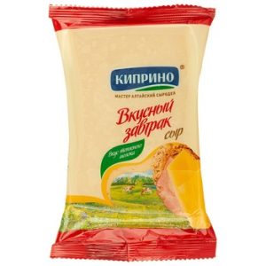 Сыр Киприно Вкусный завтрак порц флоупак полноцвет 50% 180г без змж