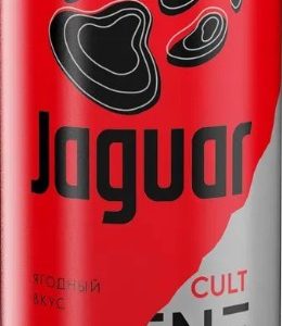 Напиток б/алк Ягуар Культ ягоды энергетический газ ж/б 0,45л