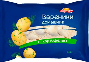 Вареники Морозко с картофелем домашние 900г