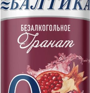 Пивной напиток б/алк Балтика №0 Гранат ж/б 0% 0,33л