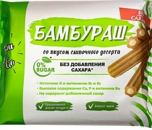 Трубочки хрустящие Лаконд Бамбураш вкус сливочного десерта б/сахара 140г