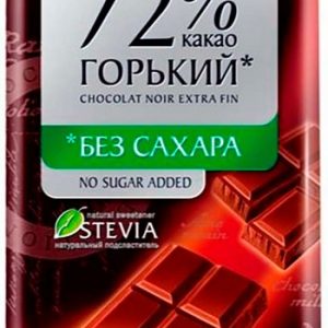 Шоколад Победа горький 72% б/сахара 50г