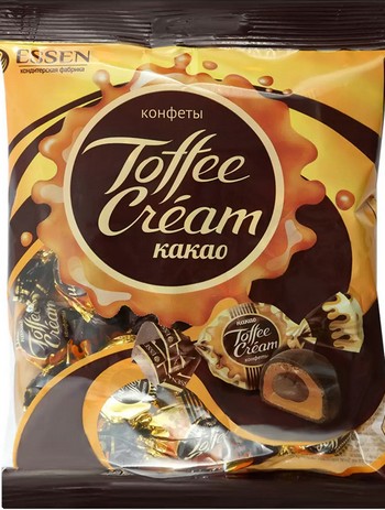 Конфеты Эссен Тоффи крем какао м/у 200г